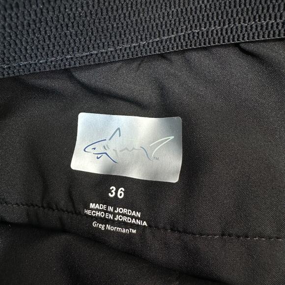 Greg Norman Performance Golf Short Mens 36 Black Stretch Moisture Wicking Casual - Picture 6 of 10